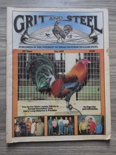  VINTAGE "GRIT AND STEEL" POULTRY GAMEFOWL MAGAZINE 2005 May ISSUE 