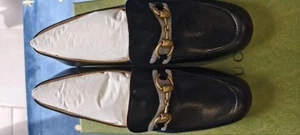 Mocassins femme Gucci Brixton Horsebit en cuir noir 37,5 / 7