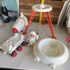 Vintage Billy Blastoff Space Base Set Rare 1969 edition Made In Japan