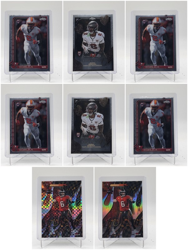 [8] EMEKA EGBUKA BAKER 2025 TOPPS CHROME TORCHERS FORTUNE 15 ROOKIE Q6638