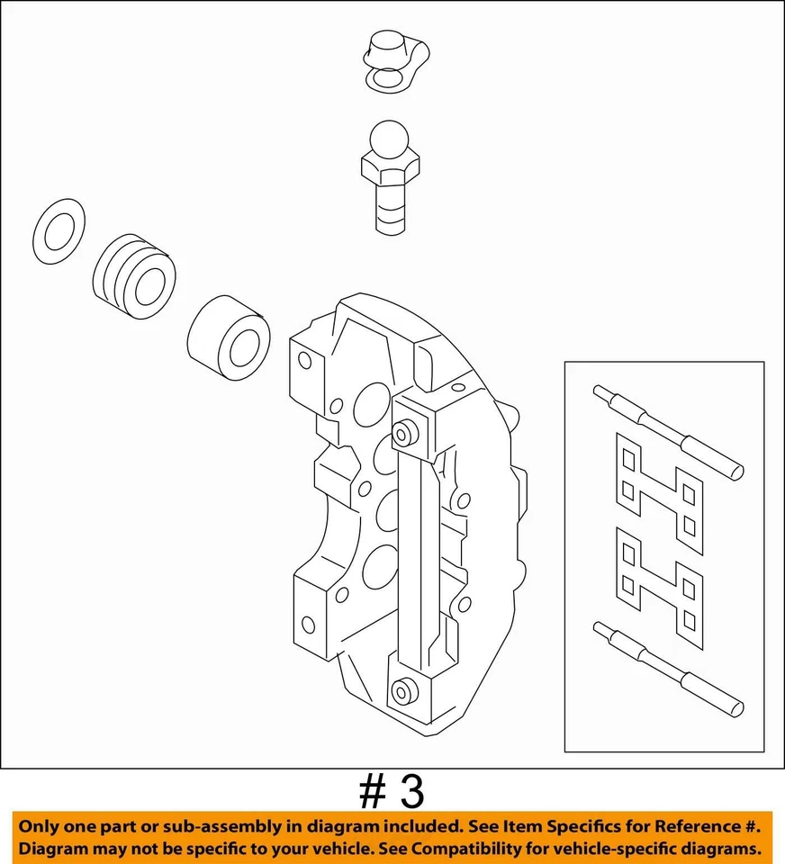 Conjunto de pinça de freio dianteiro e traseiro Audi R8 V10 4S 4 2017 - 2023 fabricante de equipamento original - Imagem 4 de 4