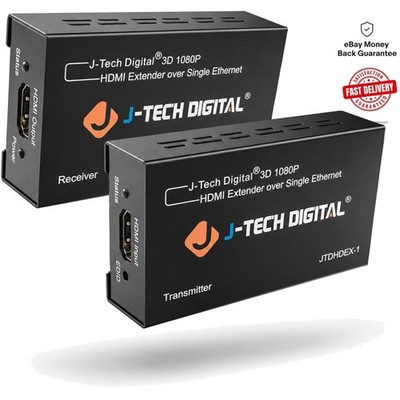 High-Speed HDMI Extender over Ethernet - 1080P@200ft with Dolby Compatibility