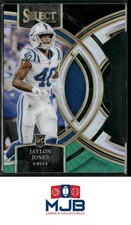 2023 Panini Select Jaylon Jones Black and Green Prizms Die Cuts Rookie #146