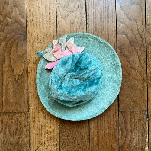 Chapeau Ancien Neuf Avec Étiquette Enfant Poupée - Imagen 1 de 19