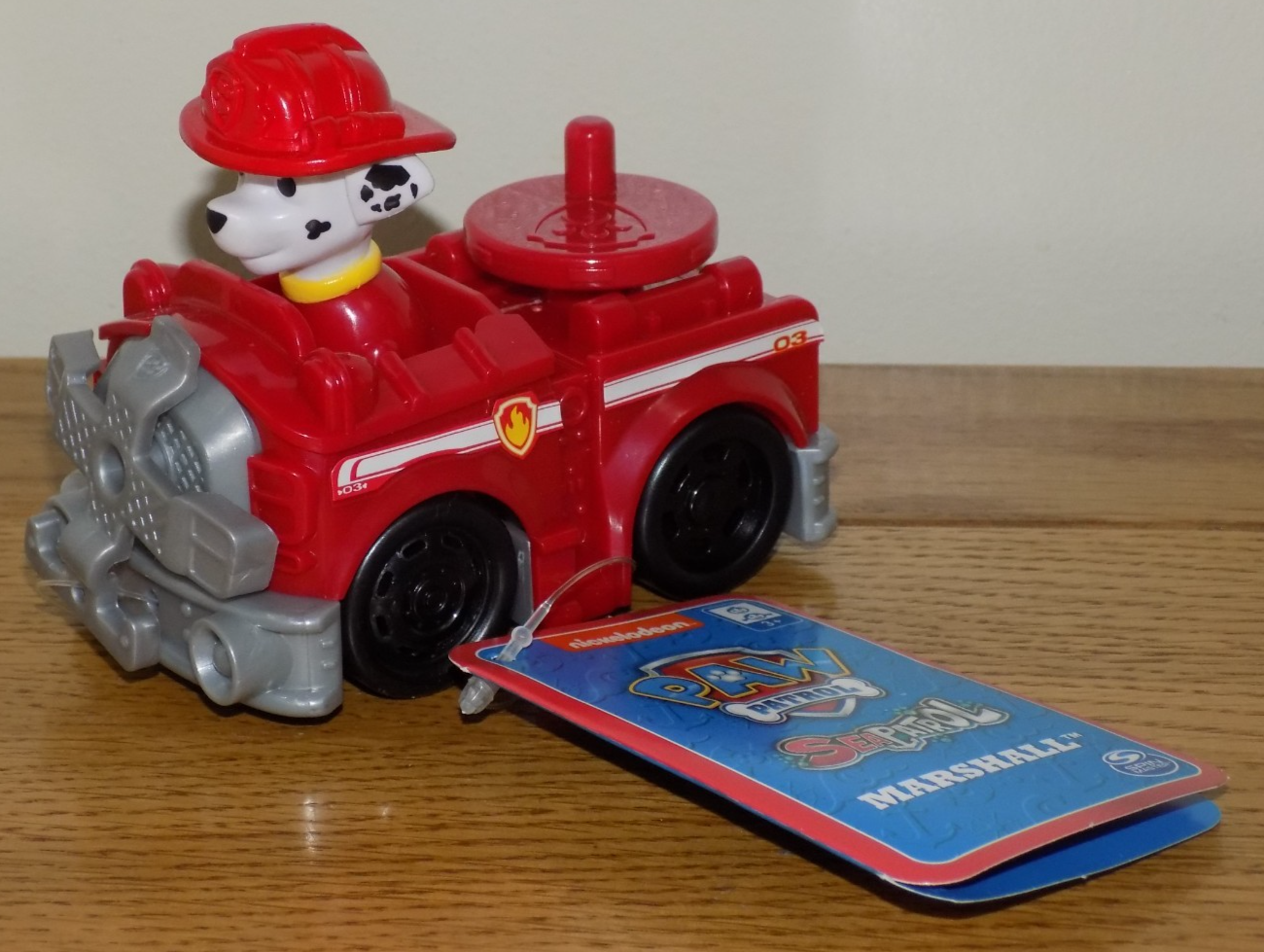 Nickelodeon - Paw Patrol Sea Partol Racer / Racers - Marshall - BRAND NEW