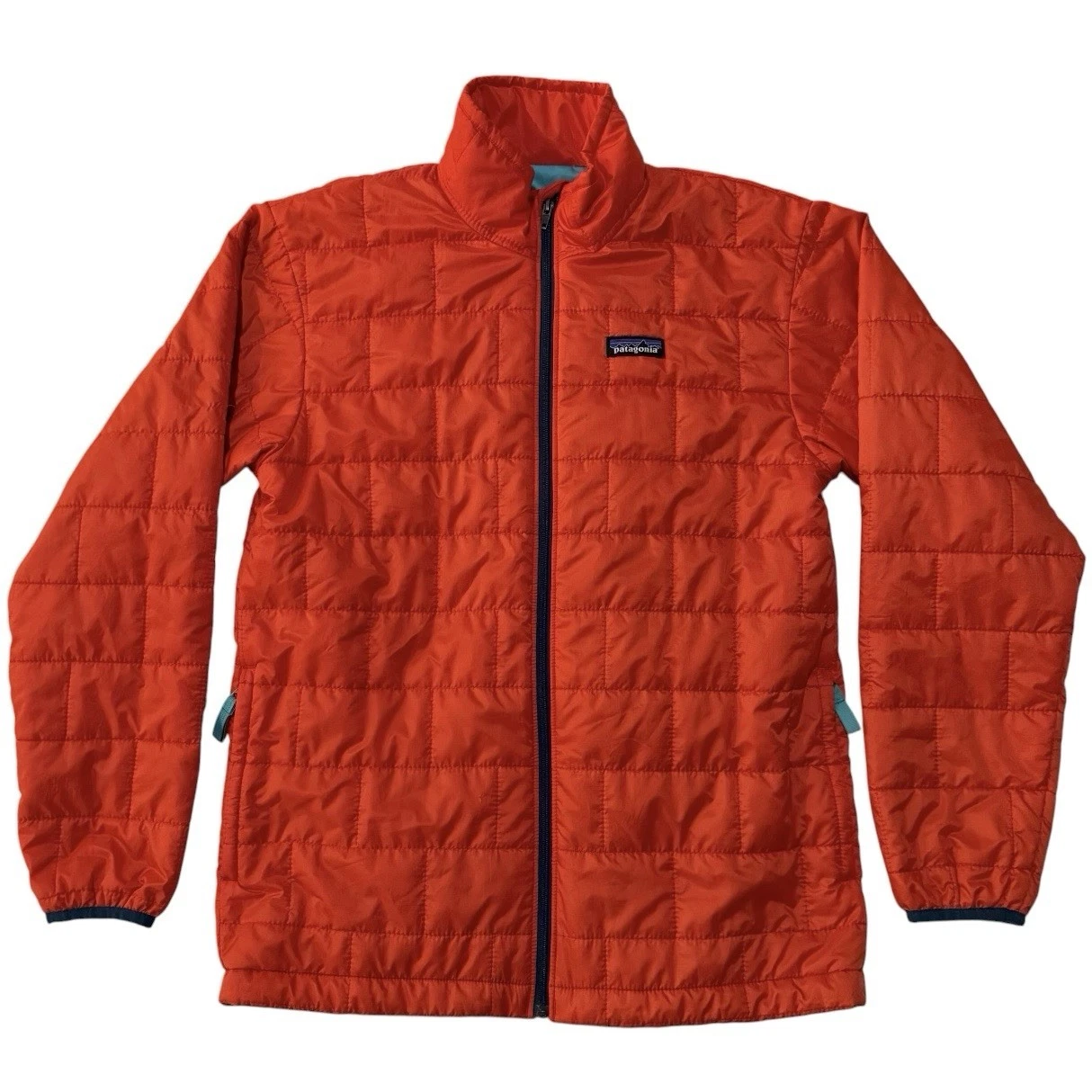 Patagonia Nano Puff Jacket - Boys L 12 Orange PrimaLoft Zip Large Insulated Coat
Opens in a new wind
