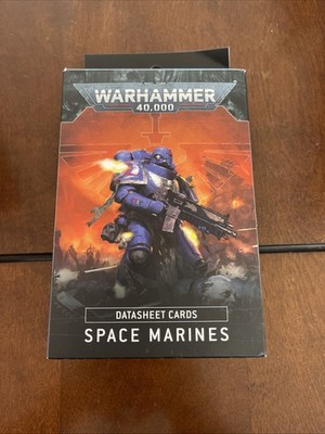 Datasheet Cards Space Marines - Warhammer 40k - 10th Edition / Ships 10/14