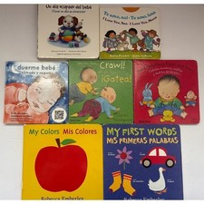 Multilingual Kids Board Books Spanish English Lot of 7 Daycare Homeschool Set