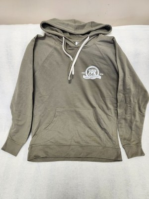 GREEN ROUTE 66 HOODIE 100TH ANNIVERSARY 1926-2026 MOTHER ROAD MAP GRAPHIC