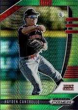 2020 Panini Prizm Draft Picks Hyper Green and Yellow #PDP151 Hayden Cantrelle