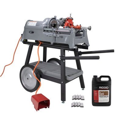 #ad Reconditioned RIDGID® 535 V1 Pipe Threader with Dies Die Heads Oil amp; New Cart $4979.99