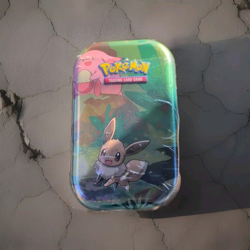 Pokemon- Kanto Friends Mini Tin- Eevee Mini Tin- TCG - Picture 1 of 2