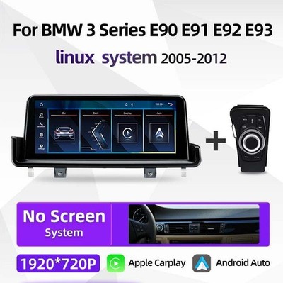 Linux Carplay Radio Navi für BMW 3er E90 E91 E92 2005-2012 ohne System