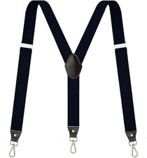 Suspenders for Men, Adjustable Suspenders with Elastic Straps Y-Back Constructio