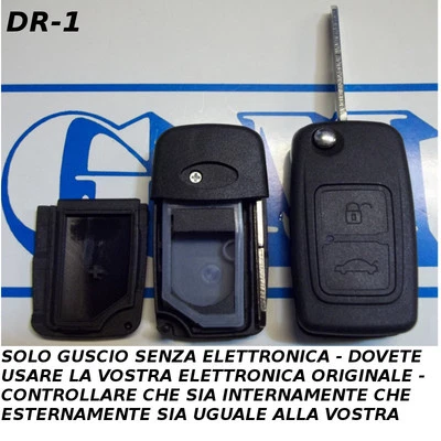 COVER GUSCIO CHIAVE RICAMBIO PER TELECOMANDO DR1 DR2 DR5 LEGGERE BENE - Imagen 1 de 2