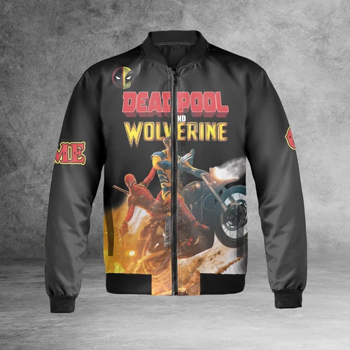 Personalized Wolverine And Deadpool It's Hero Time Gift For Fans Jacket