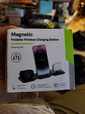 3In1 Portable Wireless Charger Charging Station For Apple Watch Air Pods iPhone