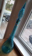 Vintage Empoli Guildcraft Italy Teal Blue Gen...