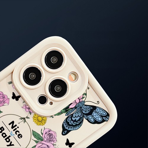 Cute Happy Cat Back Case ShockProof Phone Cover For iPhone Samsung Xiaomi Huawei - Picture 6 of 12