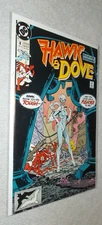 HAWK & DOVE # 8 VG- 1990 DC COMICS SEXY DOVE COVER!