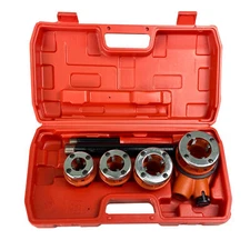 HFS(R) Pipe Threading Kit, Sizes 1/2", 3/4", 1" and 1-1/4", 5-Pieces Set