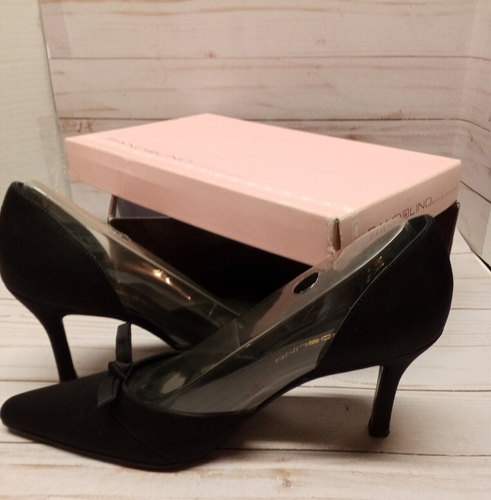 Bandolino Black high heel composition leather soles size 8 1/2m - Picture 5 of 15
