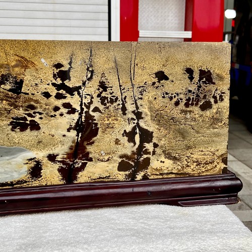 18.1LB Beautiful Natural Chinese Dendritic Limestone Picture Stone Guohua - Rare - Photo 14/16
