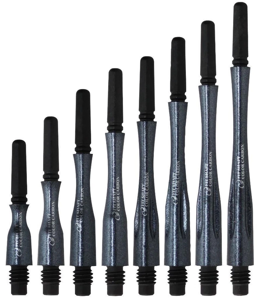 COSMO DARTS COSMO DART SHAFTS CARBON HYBRID-LOCKED PEARL BLACK - SET OF 4
