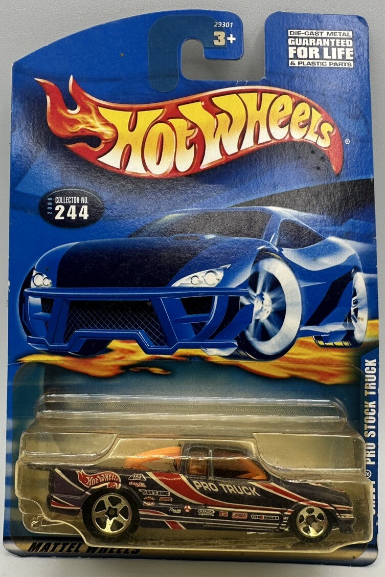 Hot Wheels Chevy Pro Stock Truck Collector #244 Mattel Die-Cast 2000