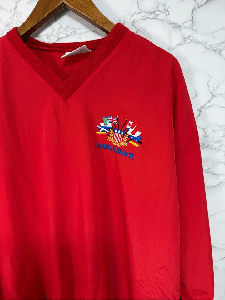 Vintage Pebble Beach Men’s Golf Jacket sz XL Pullover # G98 - Image 3 of 4