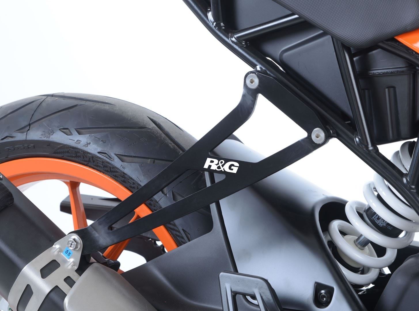 R&G Exhaust Hanger Black KTM RC 125 2016