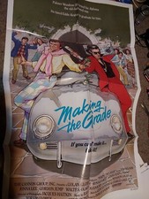 Affiche de film vintage 1984 MAKING THE GRADE Judd Nelson Ronald Lacey Dan Schneide