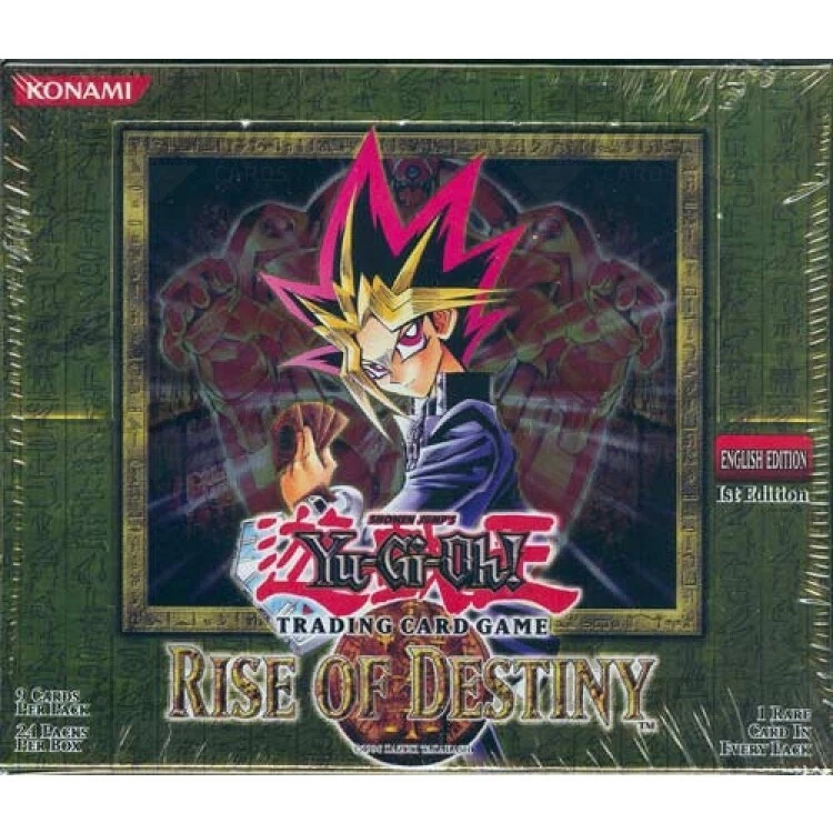 Yu-Gi-Oh! TCG Rise of Destiny Sealed Collectible Card Game Boxes