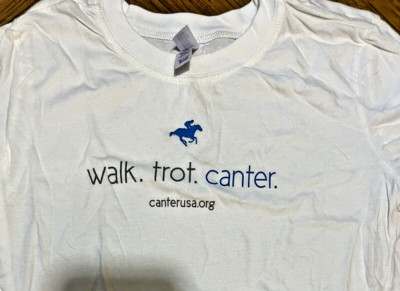 CANTER Horse T-Shirt- white