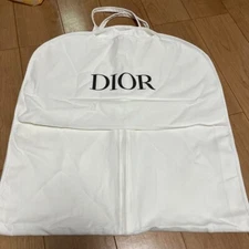 Christian Dior Garment Clothes Bag Cotton Canvas Medium 130x60.5x9cm Unused