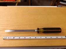 Stanley no. 66-176 6 in. Flat Straight Tip Screwdriver Used Hand Tool