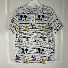 Disney Kids Mickey Mouse Crew Neck Short Sleeve Halloween Mummy Graphic T-Shirt