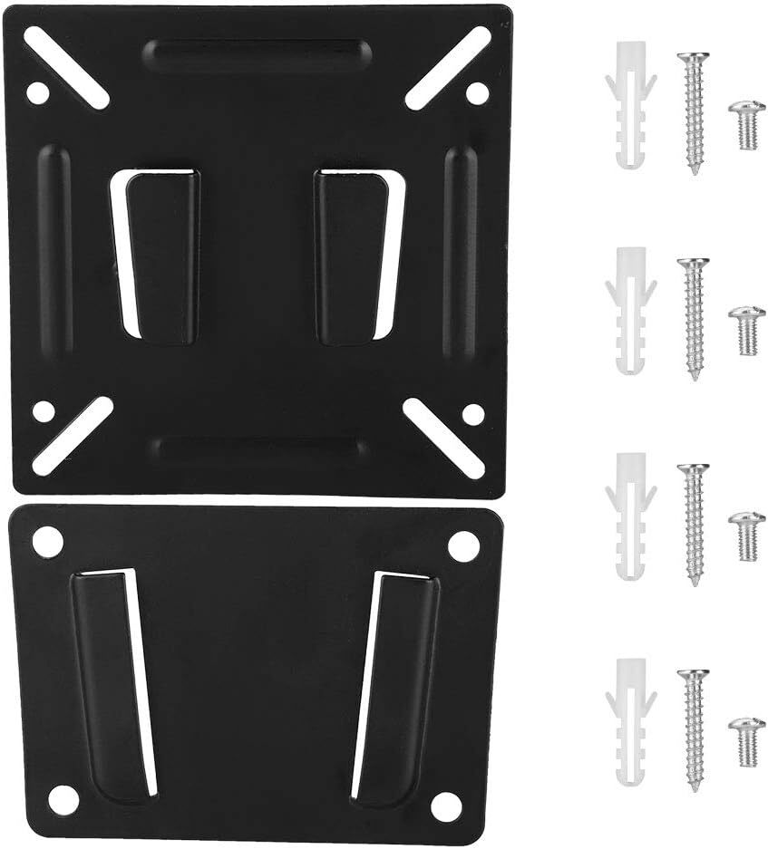 TV Mount, Monitor Wall Mounting Bracket Support Stand for 14‑24in LCD TVs...-image