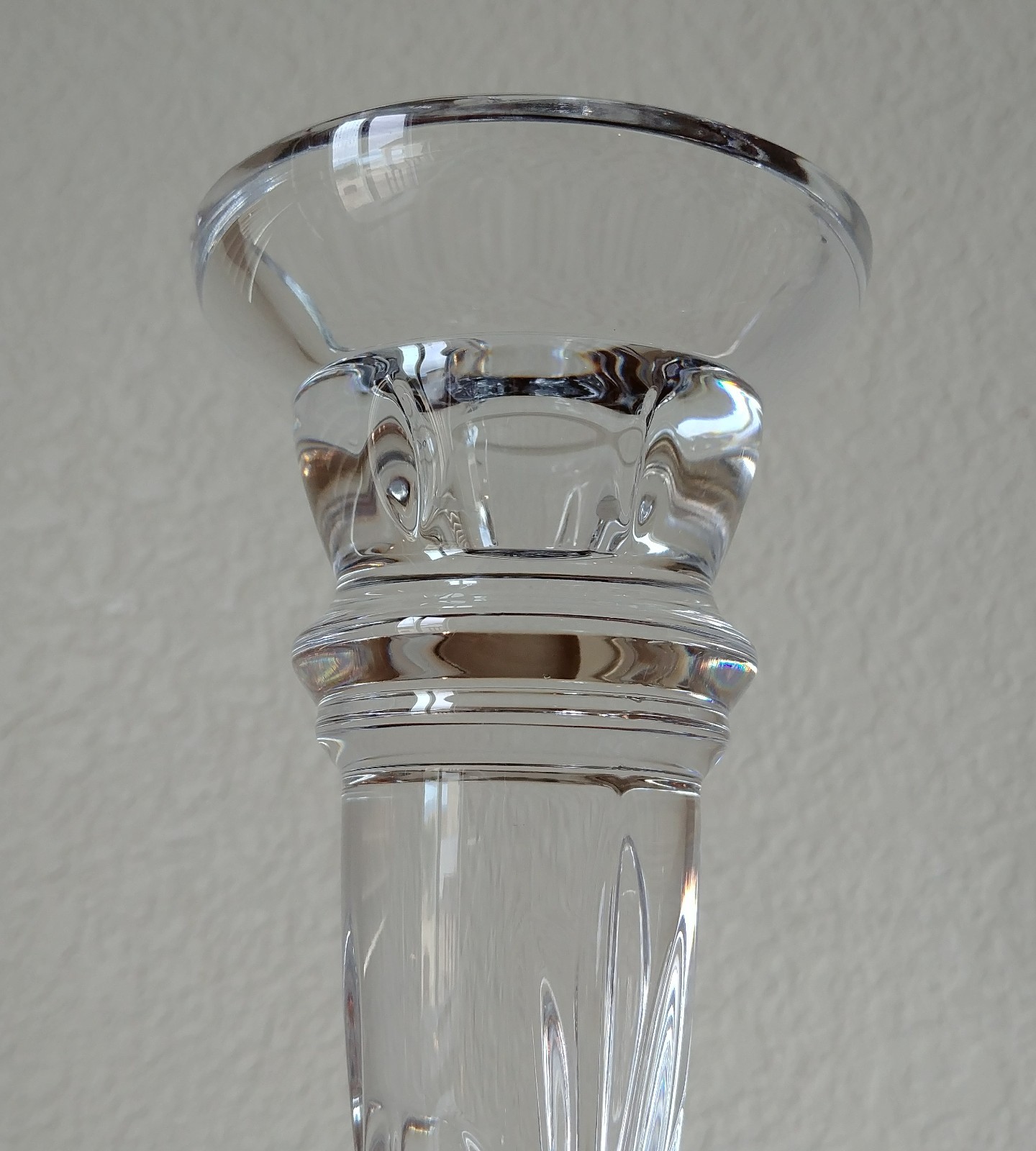 Set of 2 Bohemia Czech Republic Lead Crystal 24 PbO Hand Crafted Candle Holders eBay