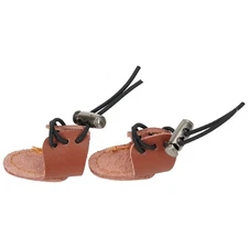 Comfortable Cowhide Thumb Ring Finger Guard Tab Glove for Bow Protection (2pcs)