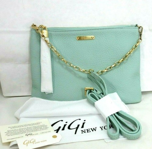 GiGi New York Chelsea Slim Crossbody NEU Leder Azure - Bild 2 von 8