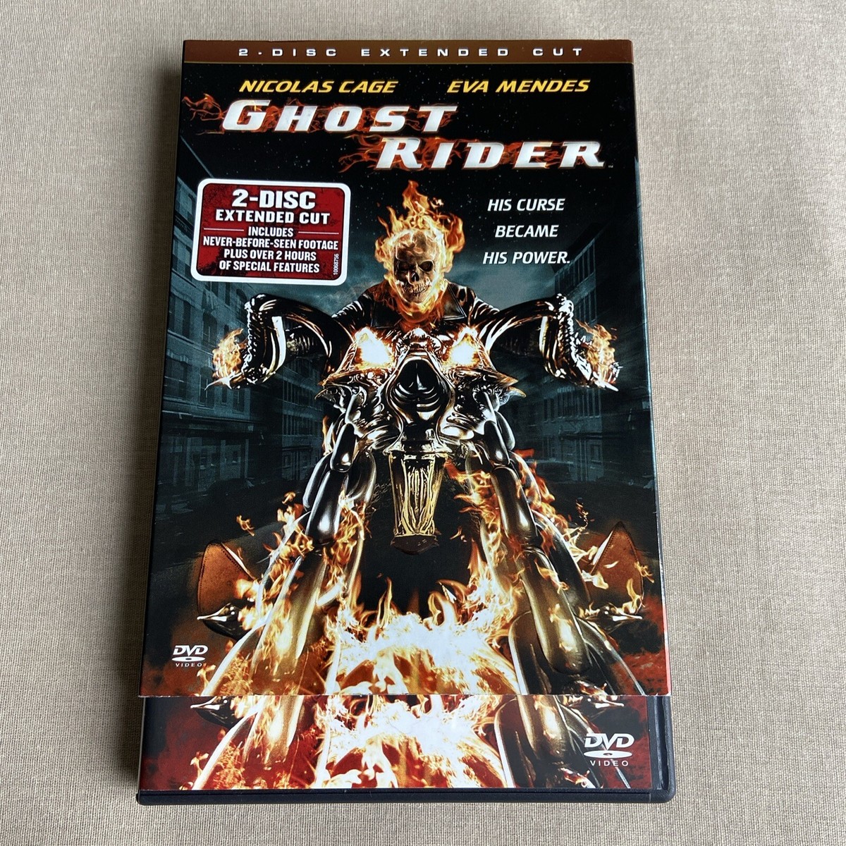Ghost Rider (DVD 2-Disc Extended 2007) W/ Slipcover Marvel