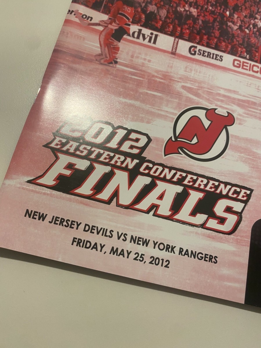 NJ Devils vs NY Rangers 2012 Eastern Conference Finals Game Program  5/25/12