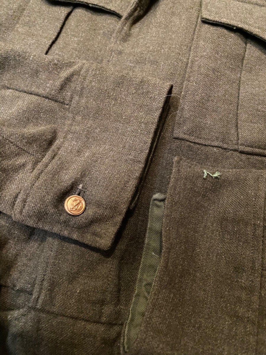 Rare Vintage 60's 1969 Norweigan/Dutch Army Green Ike Jacket