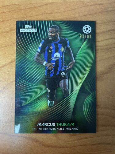 Marcus Thuram Grün /99 | 2023/2024 Topps UCL Knockout | Inter Mailand - Bild 1 von 3