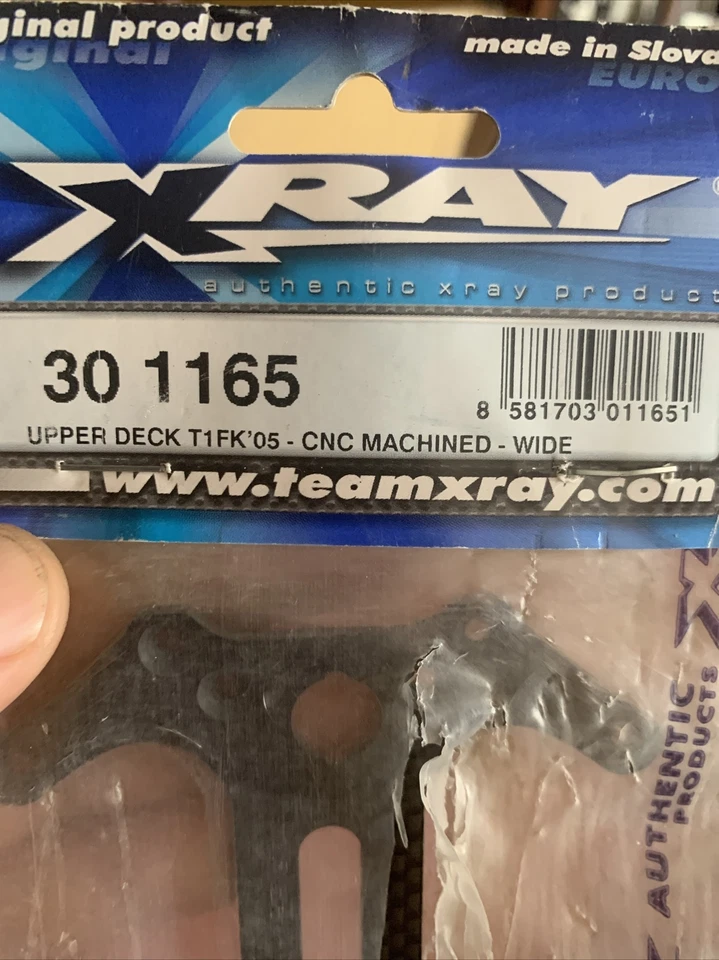 Vintage XRAY 301165 Upper Deck Graphite 1/10 Orignal NewOldStock - Image 2 of 4