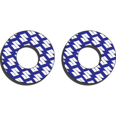 Factory Effex Blue/White Grip Donuts Pad for Suzuki| 22-67400