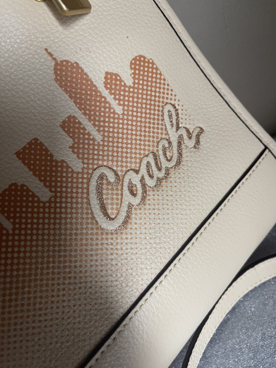 Coach X Jennifer Lopez Dempsey Tote 22 with NYC Skyline in