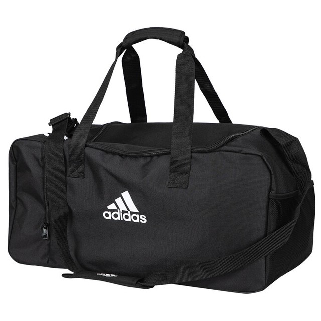 Adidas Tiro Medium Duffle Bag Gym Sports Soccer Training Running Black