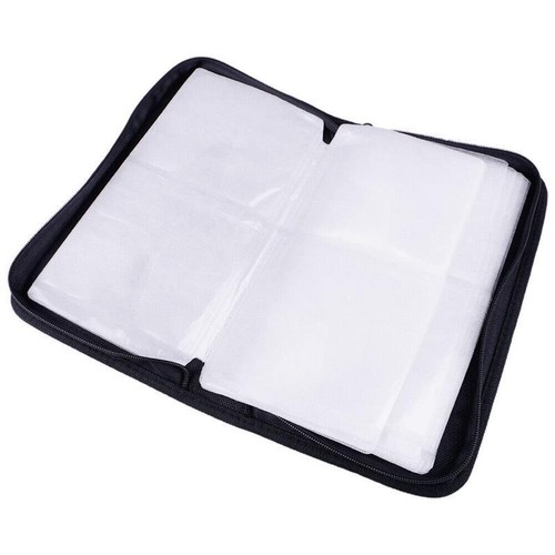80 Carry Case Protector Storage Bag -Sleeve Disc DVD CD Disc Holder Wallets - Picture 12 of 16